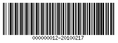 Beispiel Barcode